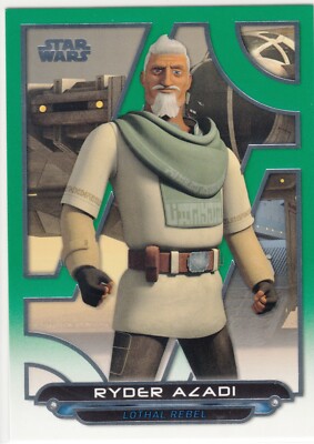 2018 Star Wars Galactic Files Base Green #REB-28 Ryder Azadi 146