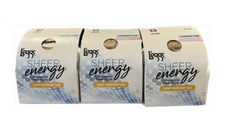 3 Pack Leggs Sheer Energy Control Top Size B Nude 97756 Light Support Leg