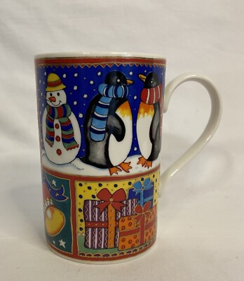 Dunoon Stoneware Winter Wonderland Coffee Mug By Jane Brookshaw Made In Scotland