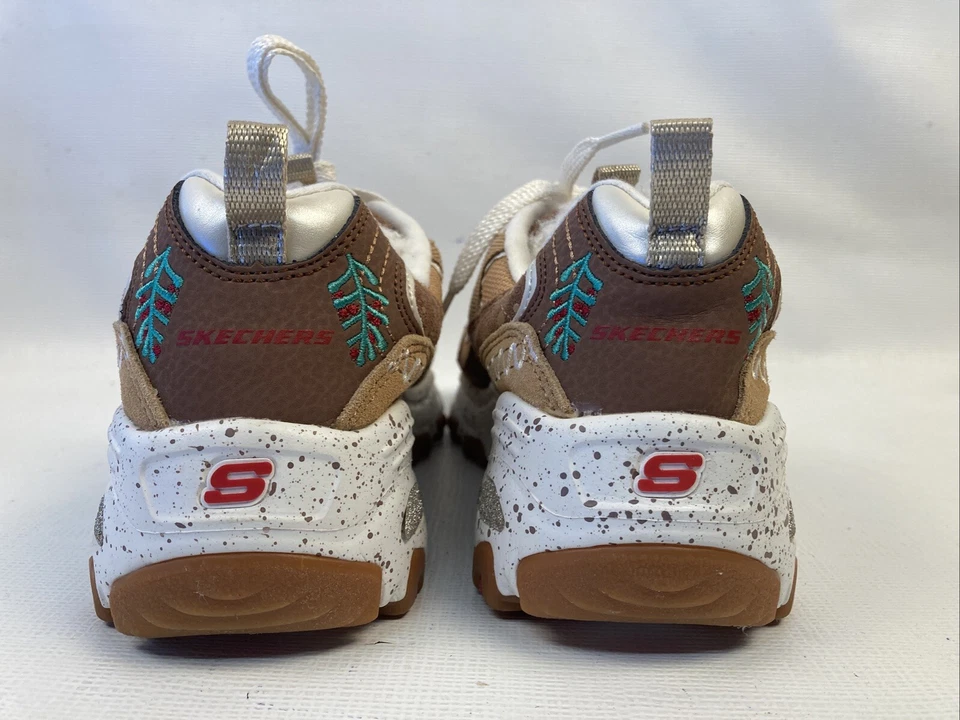 Skechers D'lites Shoes Women Comfort Sneaker Christmas Gingerbread Size 5.5 New - Image 4 of 4