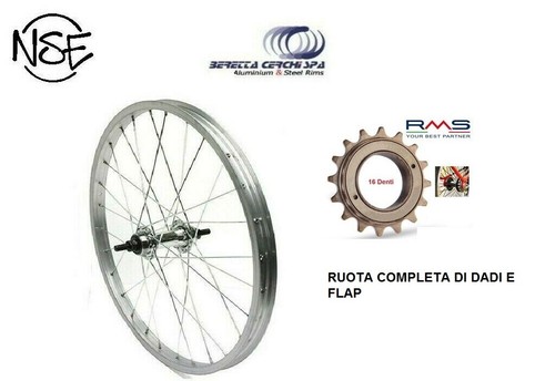 Ruota Cerchio Posteriore 20 x 1.75 + Pignone 16 Denti Bici Graziella - MTB  | eBay