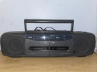 VTG RCA RP-7768A AM/FM Stereo Radio Dual Cassette Boombox Works! Needs Antenna