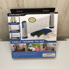 New Sportcraft Table Tennis To Go Item No. 1-1-19-6313