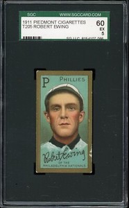 1911 T205 Gold Border Tobacco Bob Ewing SGC 5 *d2