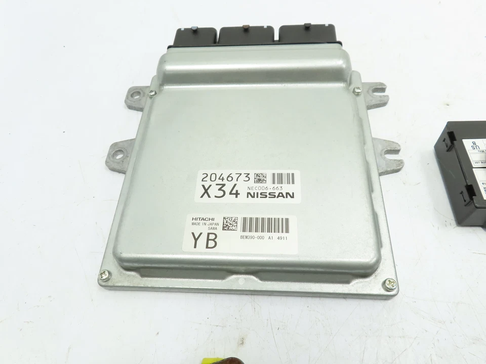 15 Nissan 370Z Convertible #1257 Juego de Cerraduras, Cilindro ECU Encendido Puerta Llavero Ne Foto 2 de 4