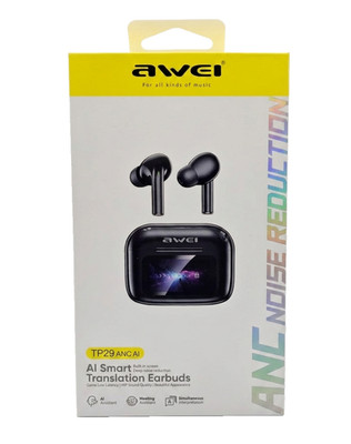 awei TP29 ANC AI Smart Translation Earbuds Bluetooth 6.0 LCD Touch Screen M9