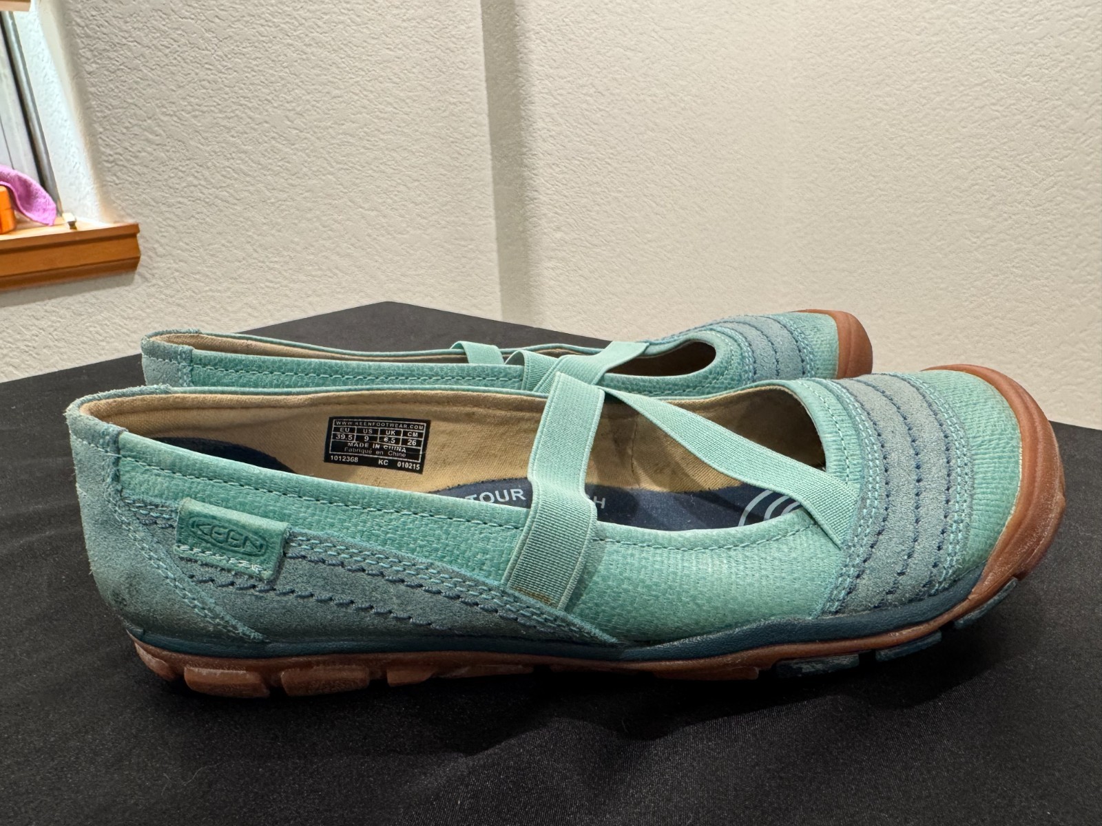 Scarpe da donna Keen Rivington CNX Criss Cross taglia 9 Corydalis blu escursionismo usate in ottime condizioni