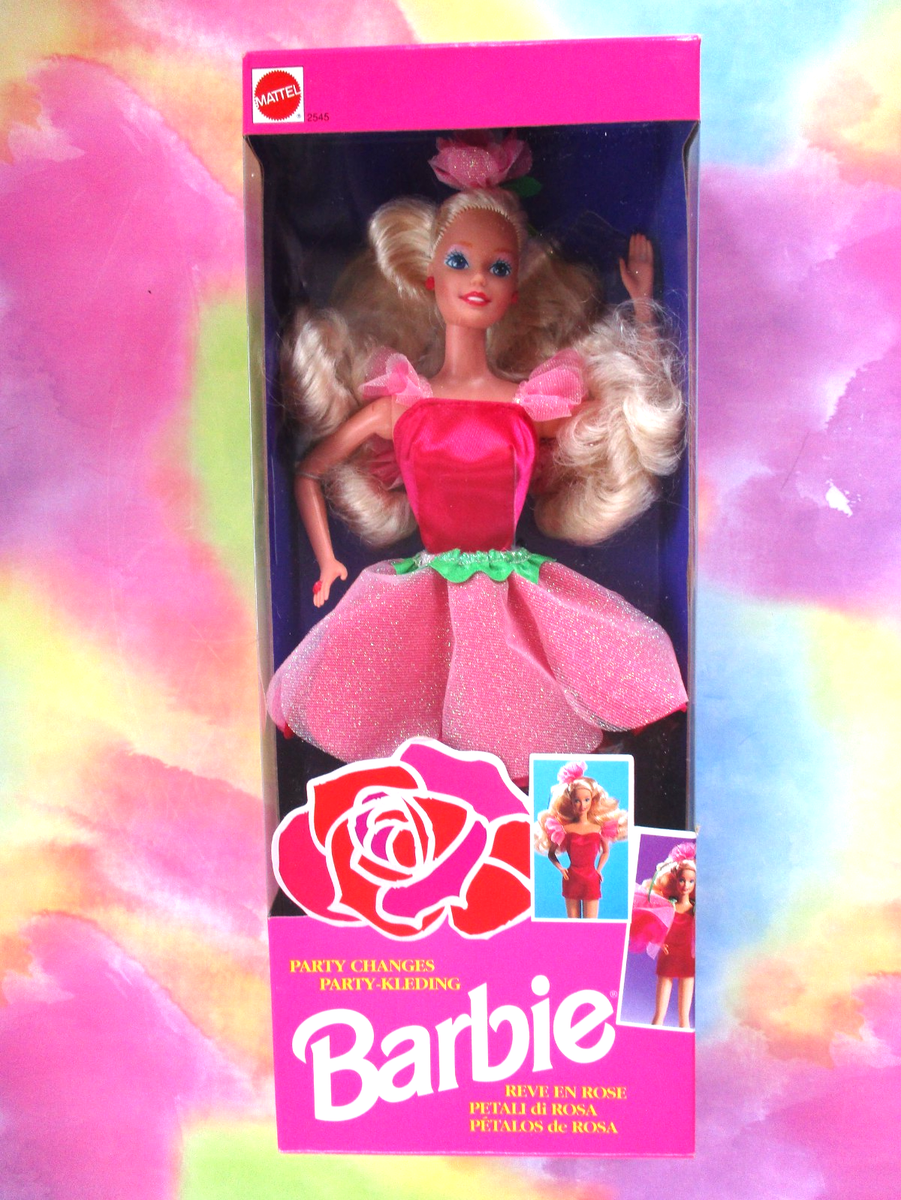 Party Changes Reve En Rose 1992 Barbie Doll for sale online | eBay