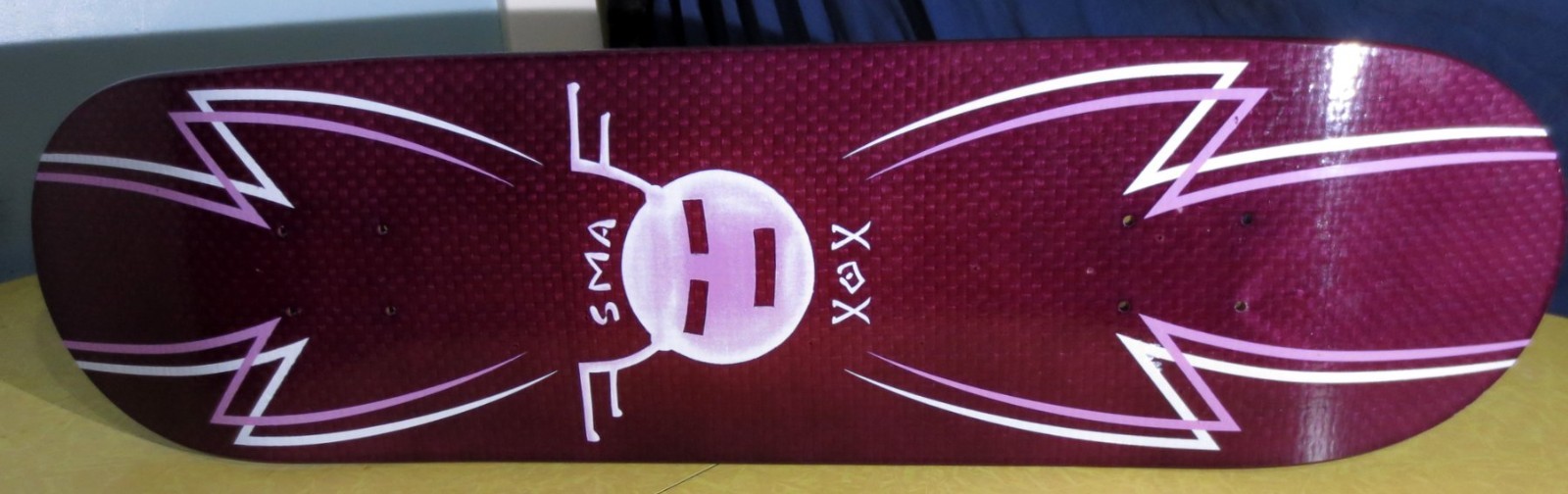 2008 SMA SANTA MONICA AIRLINES 30th Anniv Blackbird FIBERLAM Skateboard Deck NOS