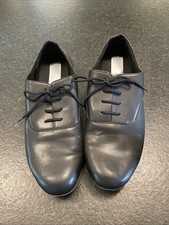 Men s Leather Dance Shoes With Suede Soles, UK Size 9-1/2-US Size 10-1/2