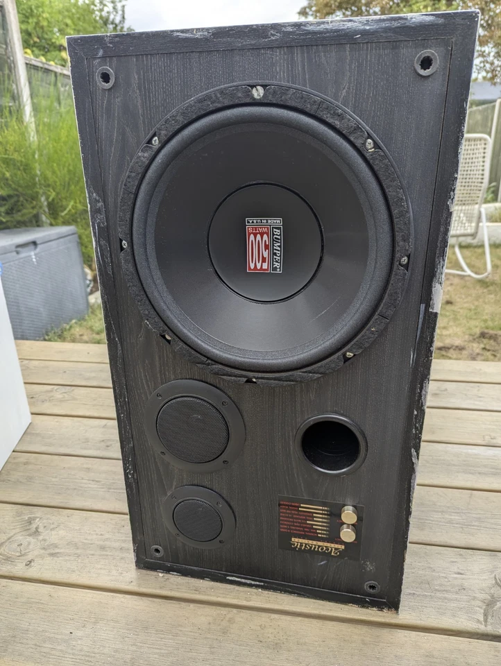 Pair Acoustic Studio Monitors/Hi-Fi 3311 speakers with new 500W subs - Image 2 of 4