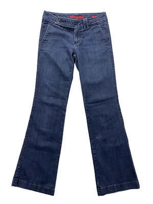 Banana Republic Bootcut Trouser Jeans Women 26/2 (28x31) Blue Denim Flare Boho