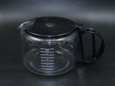 Braun Kaffeekanne Ersatzkanne Glas Kunststoff schwarz für 10 - 15 Tassen