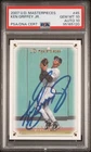2007 UD Masterpieces #45 Ken Griffey Jr. signed auto card PSA DNA 10 10