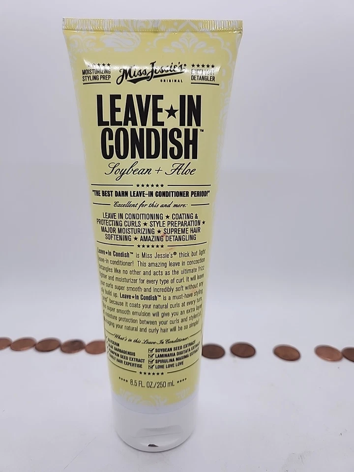 Desenredante Miss Jessie's Leave In Condish 8,5 fl oz soja + aloe NUEVO Foto 2 de 4