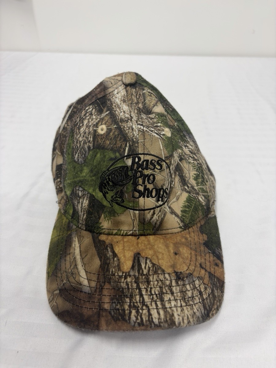 Bass Pro Shops Hat Cap Camouflage Green Leaf Camo Hunting Outdoor