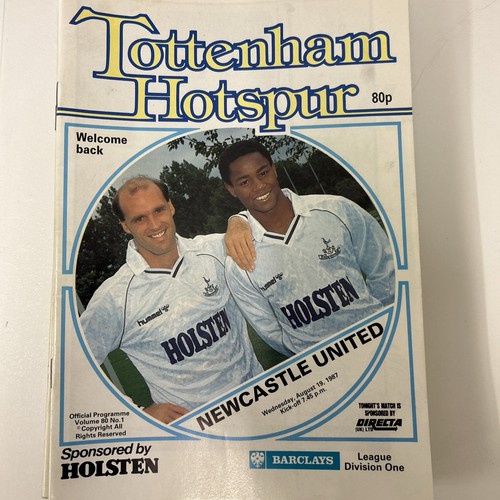 TOTTENHAM HOTSPUR 1987/88 COMPLETE SEASON OF HOME GAMES. GOOD CONDITION - Picture 9 of 12