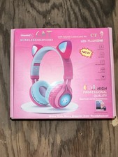 Riwbox CT-7 Cat Ear Bluetooth Headphones, 85d...