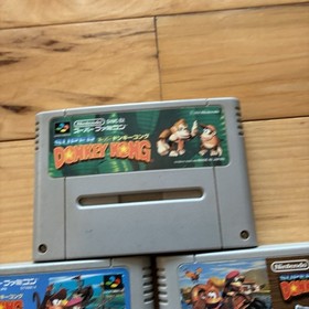 Super Famicom Super Donkey Kong 1 2 3 Japan SFC games US Seller