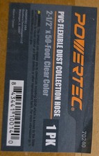 2-1/2" x 50' Dust Collection Hose, 2.5 Inch Flexible PVC Dust Collector Hose ...