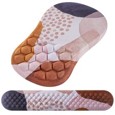 Mouse Pad Wrist Support Keyboard Rest Ergonomic Non Slip Computer Boho 2in1