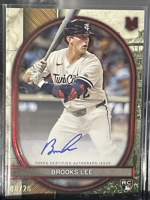 25 Topps Museum Collection Archival Autograph Brooks Lee 8/20 