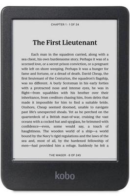 Kobo Clara BW 6in eBook Reader 16GB Black Touchscreen Waterproof Wi-Fi