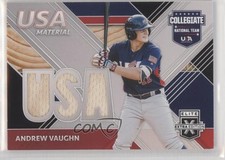 2020 Panini Elite Extra Edition USA Baseball Material Black Andrew Vaughn 1rv5