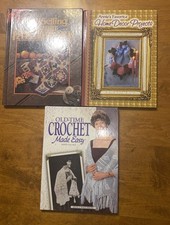 Lot Of Quilt Crochet and Home Decor Books: Various Authors Vintage