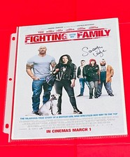 Paige Saraya Autographed 8.5 x 11 .5 Photo Signed w/ COA Fighting with my Family