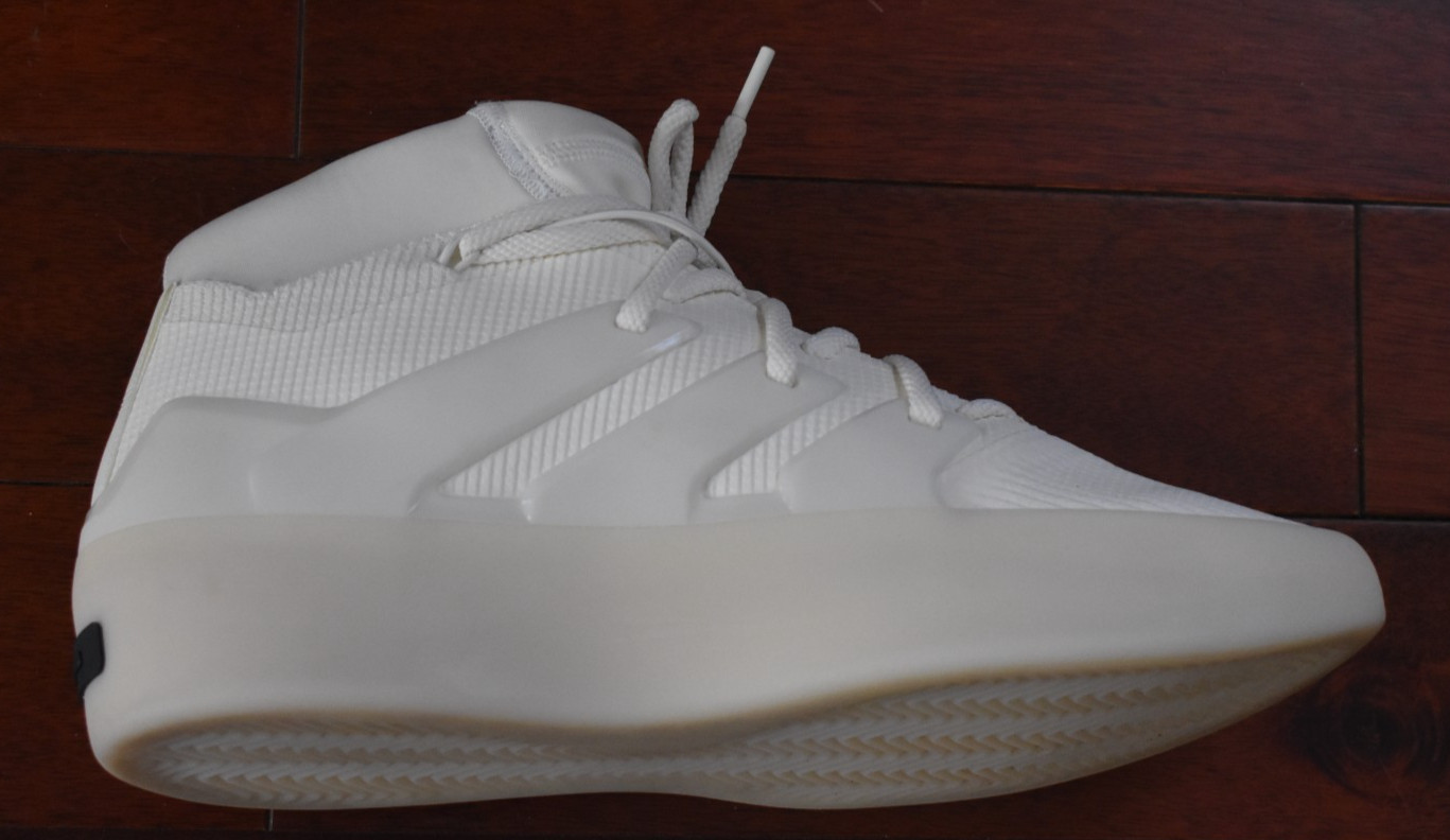 Fear of God Athletics 1 with Adidas BASKETBALL Triple White Size 12.5