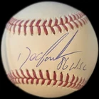 Dwight Doc Gooden Signed baseball Autograph Beckett COA "86 W.S.C" New York Mets