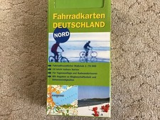 Fahrradkarten Deutschland Nord, Set mit 15 Karten, unbenutzt