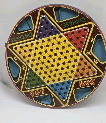 Vintage Ohio Art 2 In 1 Chinese and Regular Checkers Game No 538