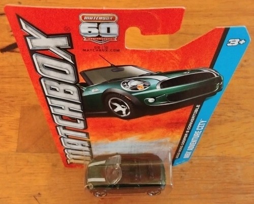 2012 Matchbox 60th Anniversary MBX Adventure City 2010 MINI COOPER S CONVERTIBLE - Picture 4 of 6