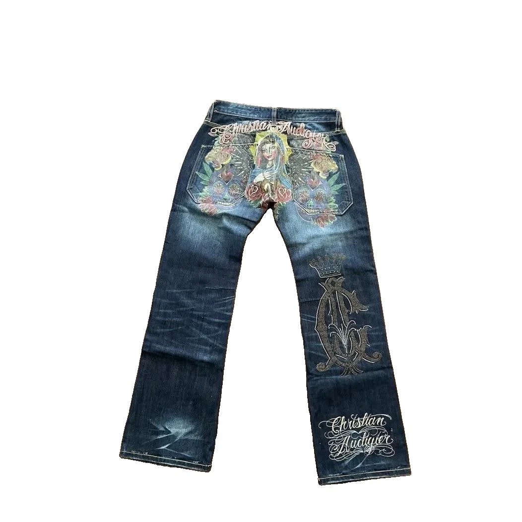 Christian Audigier Regular Size Jeans for Men for sale | eBay