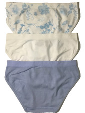 Maidenform Big Girls 3-Pack Seamless Hipster Underwear Size M Skyway Lurx NEW