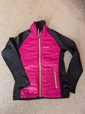 Marmot Variant Polartec Jacket Pink And Black Women s Size Medium Full Zip EUC