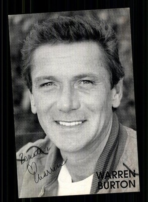 Warren Burton 1944-2017 Amerikanischer Schauspieler Original Signiert + G 48808