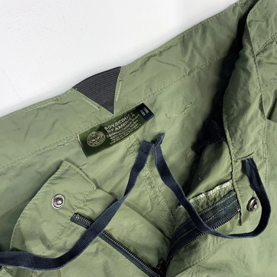 Boy Scouts of America Adulto Pequeño Centenario Uniforme Carga Corto Verde Nylon 11" Foto 3 de 4