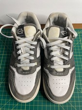 Coach Soho CBN97 Women's Size 10B Charcoal Denim Leather Low Top Sneakers