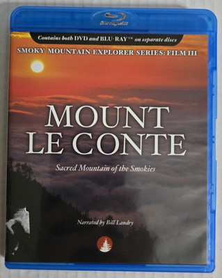 *RARE* ''MOUNT LE CONTE: Sacred Mountain Of The Smokies'' (Blu-ray/DVD) NEW HTF