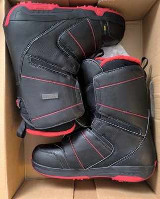 Salomon Faction Snowboard Boots/Stiefel   Größe 43 1/3   Schwarz/Rot 