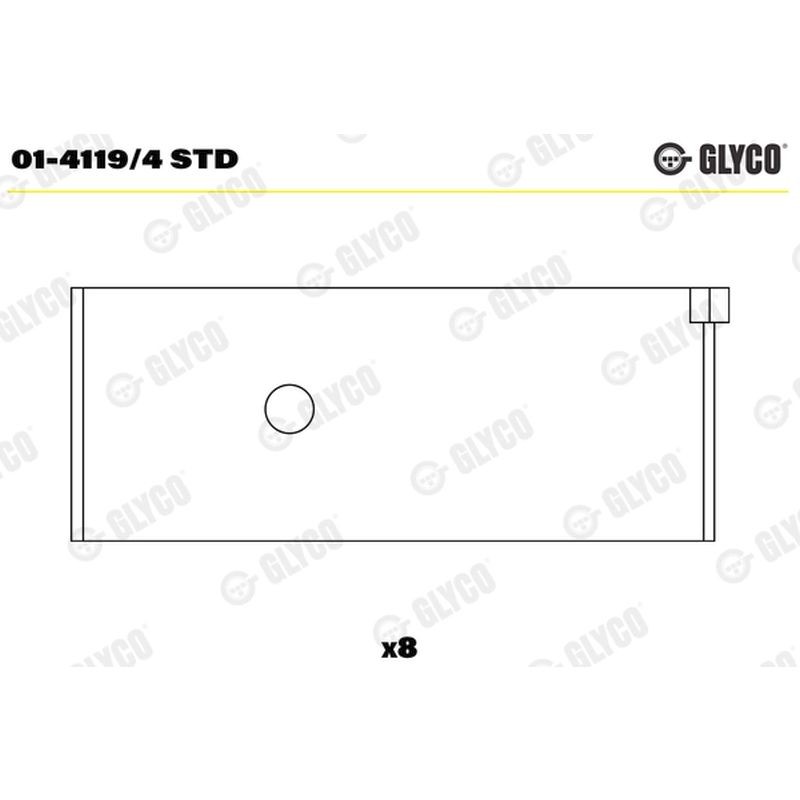 ORIGINAL® Glyco Pleuellager für Suzuki JIMNY Geländewagen geschlossen ALTO V