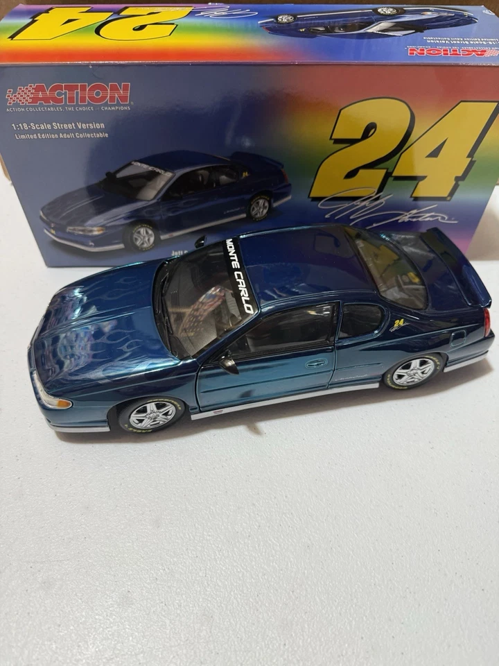 RARE* JEFF GORDON #24 SIGNATURE EDITION MONTE CARLO 1/18 Nascar Diecast - Image 2 of 4