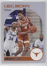 2021 Panini Chronicles Draft Picks Hoops Retro Greg Brown III #64 Rookie RC 0qr0
