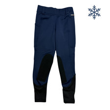 Kerrits Power Stretch KP Pocket Riding Tight in Blue - Youth Medium