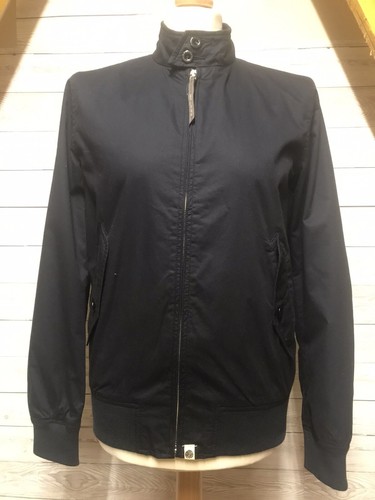 Pretty Green Mens Blue Bomber Jacket Bomber Jacket Size Small BNWT RRP £95 - Picture 3 of 10