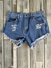 vintage wrangler cut off shorts