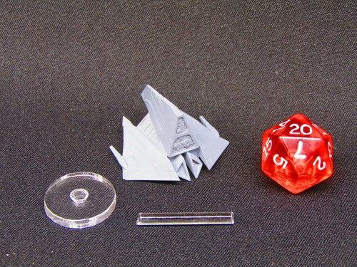 Aegean IV Large Destroyer Civilian Craft Tier 14 Starfinder Fleet Scale Starship - Picture 2 of 8
